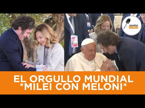 MILEI PRENDIÓ FUEGO TODO CON MELONI EN LA CUMBRE DEL G7 EN ITALIA Y GENERÓ IMPACTO MUNDIAL
