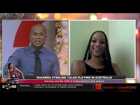 Shamera Sterling talks playing in Australia Sterling is an elite player in Suncorp Netball League