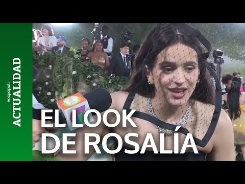 Rosalía explica su llamativo look de Dior en la Met Gala