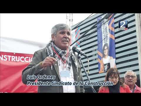01 MAY 2024 Discurso del presidente del Sindicato de la Construcción, Luis Ordenes