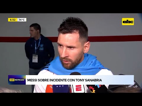 Messi, sobre el supuesto escupitajo de Sanabria