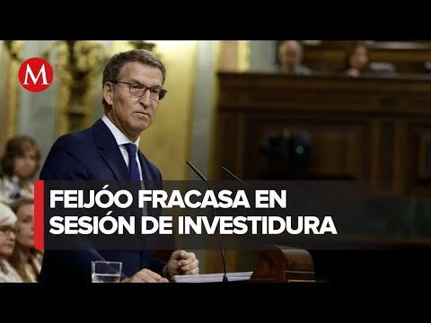 En España, el líder del PP, Alberto Núñez Feijóo, fracasa en la sesión de investidura