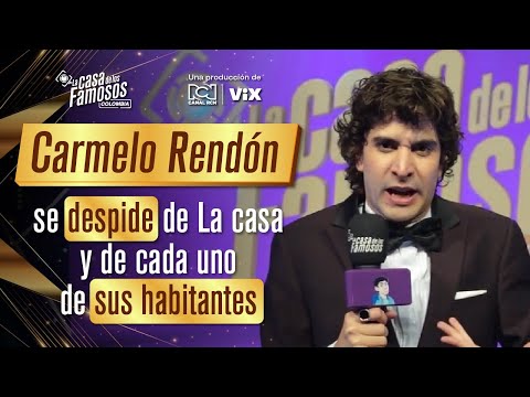 Carmelo se despide La casa de los famosos Colombia