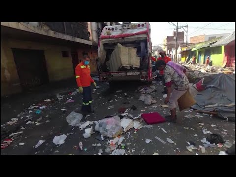 Sacaron 14 toneladas de basura de 'El Bronx' - Teleantioquia Noticias