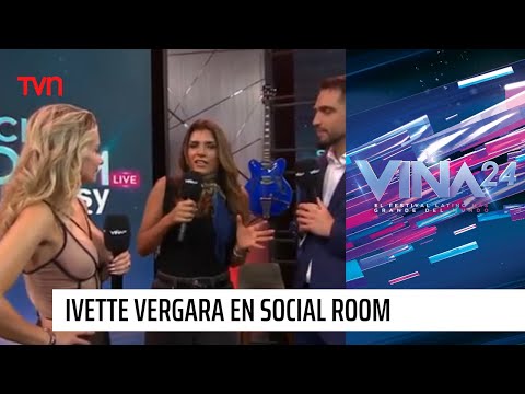 Ivette Vergara en Social Room: Siempre está el acento puesto en el humorista | #Viña2024