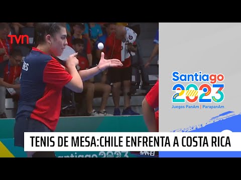 Para tenis de mesa: Chile enfrenta a Costa Rica | Santiago 2023