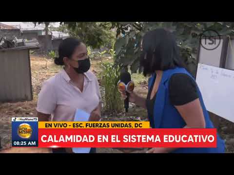 Alumnos hondureños regresan a las aulas en medio de precariedad