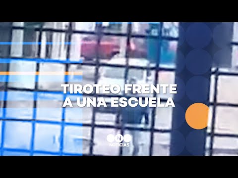 ROBO y TIROTEO FRENTE a una ESCUELA en Virrey del Pino - Telefe Noticias