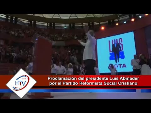 En el aire Proclamación del presidente Luis Abinader por el Partido Reformista Social Cristiano
