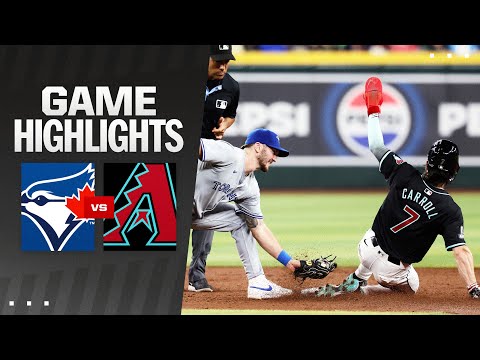 Blue Jays vs. D-backs Game Highlights (7/12/24) | MLB Highlights