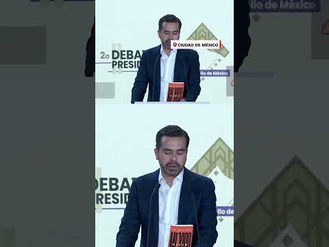 I love you: Máynez con lenguaje de señas en el debate en México