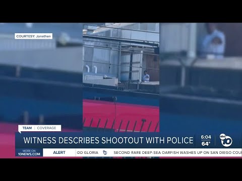 Witness describes shootout with police