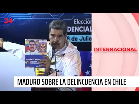 Maduro culpa a Piñera de llevarse a Chile a delincuentes venezolanos  | 24 Horas TVN Chile