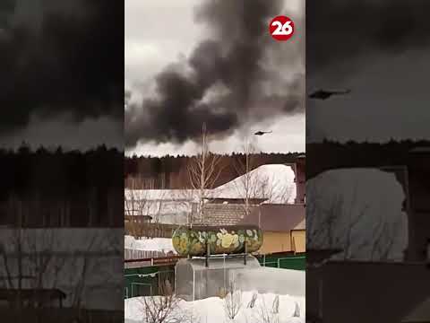 Un avión de carga militar ruso se estrella con 15 personas a bordo