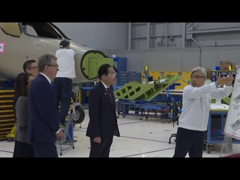 Touring North Carolina, Japanese PM Fumio Kishida visits Honda Aircraft Company plant