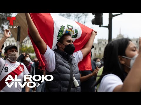 Se desatan protestas tras la destitución de Vizcarra en Perú | Al Rojo Vivo | Telemundo