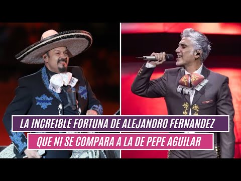 La increible fortuna de Alejandro Fernandez que ni se compara a la de Pepe Aguilar