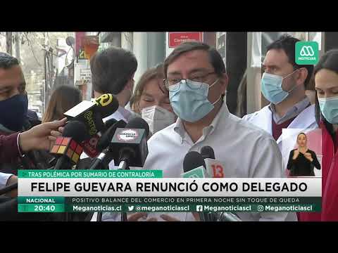 Felipe Guevara renunció como delegado presidencial tras polémica por sumario de Contraloría