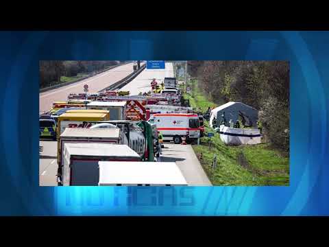 Fatal accidente de autobús en Alemania