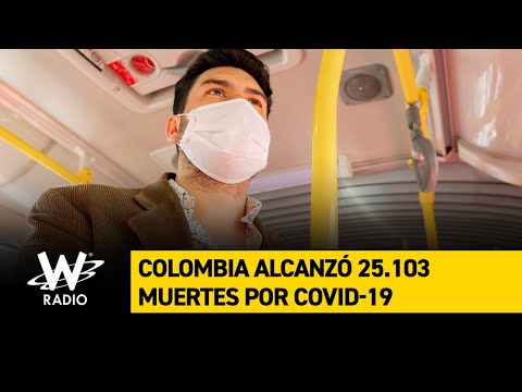 Colombia alcanzó 25.103 muertes por COVID-19