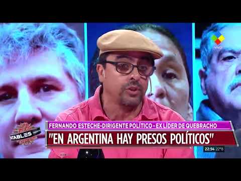 Fernando Esteche, dirigente político y ex líder de Quebracho: En Argentina hay presos políticos