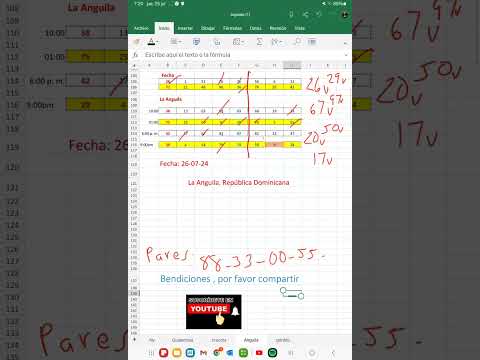 la anguila República Dominicana para hoy 26 de julio de 2024 #lottery