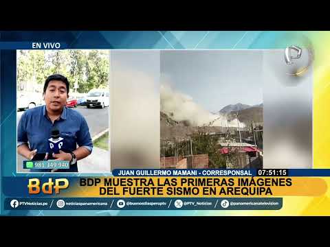 Potente sismo de 6.0 grados sacude Arequipa esta mañana (2/2)