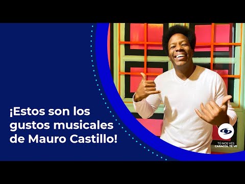 Mauro Castillo aseguró que tiene más de 500 canciones en su playlist favorita- Caracol TV