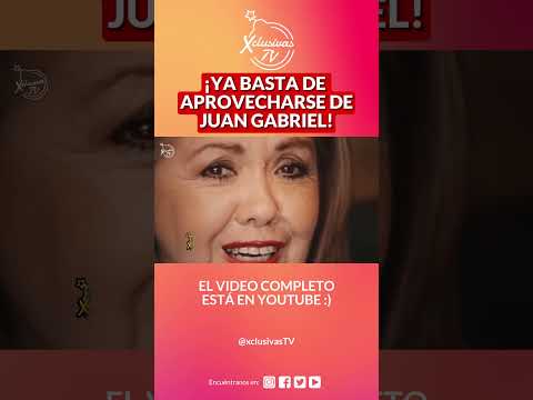 Silvia Urquidi defiende con uñas y dientes el legado del DIVO de Juárez. #juangabriel #juanga