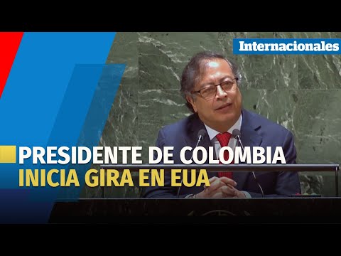 Presidente de Colombia inicia gira en EUA