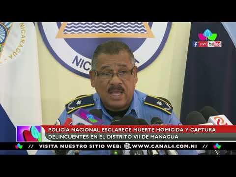 Policía Nacional esclarece muerte homicida y captura delincuente en Villa Venezuela en Managua