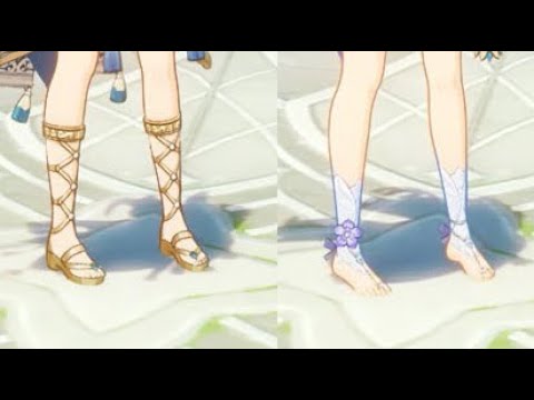 【原神】靴脱いだらニィロウは一番背が低い女の子になった！【Genshin Impact】