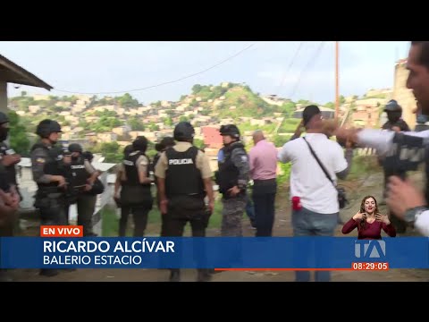 La Fuerza Pública realiza operativos de allanamiento en el noroeste de Guayaquil