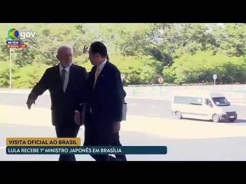 Presidente Lula recebe o primeiro-ministro do Japão no Palácio do Planalto
