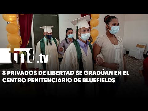 Privados de libertad en Bluefields se graduaron de Bachilleres - Nicaragua