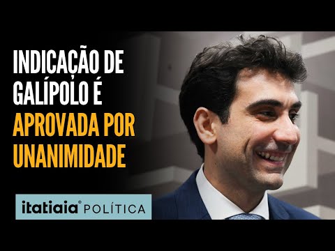 COMISSÃO DO SENADO APROVA POR UNANIMIDADE A INDICAÇÃO DE GALÍPOLO PARA PRESIDÊNCIA DO BANCO CENTRAL