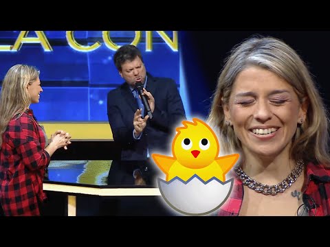 Guido Kaczka quiso saber TODO SOBRE LOS HUEVOS con una participante criadora de gallinas