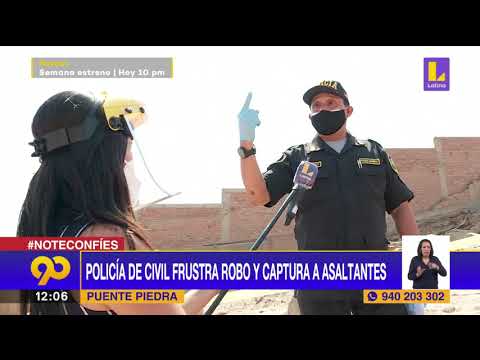 ? Policía vestido de civil frustra robo y captura a asaltantes | Latina Noticias