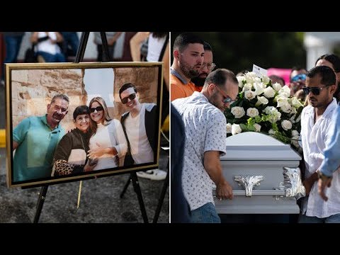 Último adiós a familia boricua que murió en Santo Domingo