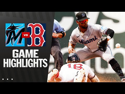 Marlins vs Red Sox Game Highlights (8/17/25) | MLB Highlights