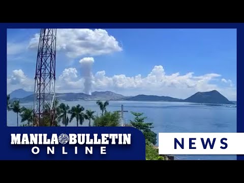 Phivolcs records another phreatic eruption at Taal Volcano; 2.4-kilometer plume observed