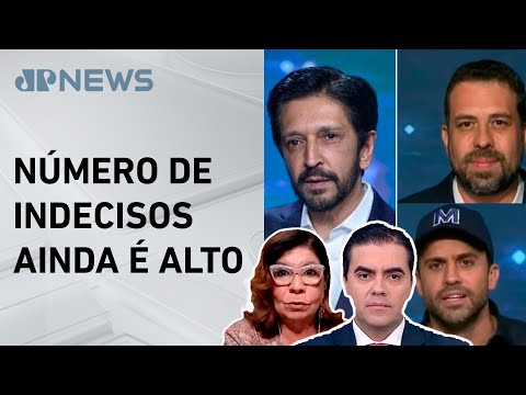 Datafolha: Nunes se mantém com 27%, Boulos tem 25% e Marçal 21%; Dora e Vilela comentam