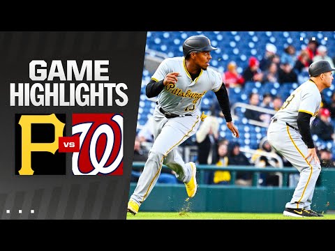 Pirates vs. Nationals Game Highlights (4/4/24) | MLB Highlights