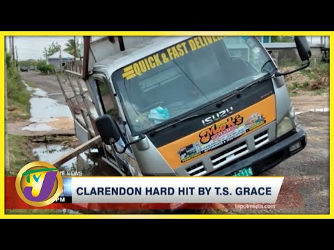 Tropical Storm Grace Aftermath in Clarendon Jamaica | TVJ News - August 18 2021