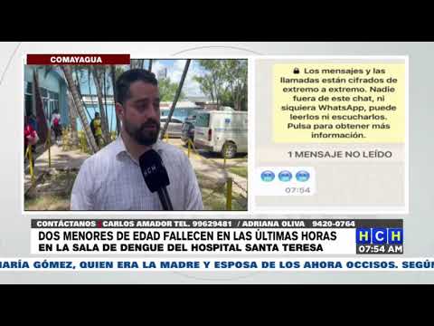 ¡Crisis sanitaria! Dengue mata a dos niños en hospital de Comayagua, hay 32 pacientes hospitalizados