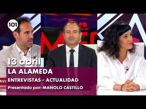 Hoy con Javier Frutos y Toni Morillas en la Alameda | 13 abril