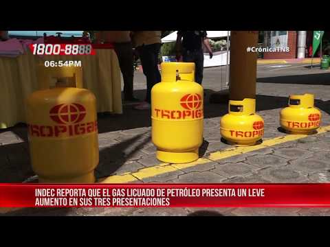 Gas licuado de petróleo presenta leve aumento en sus presentaciones – Nicaragua