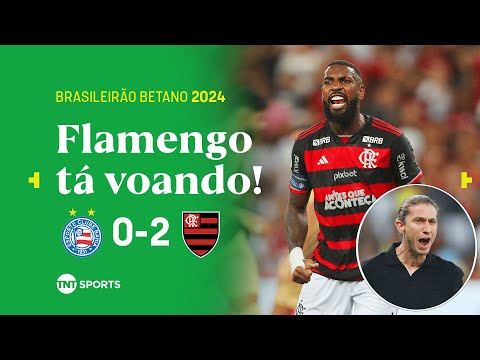 FLAMENGO AMASSA O BAHIA E CRESCE AO COMANDO DE FILIPE LUÍS | BAHIA 0 X 2 FLAMENGO