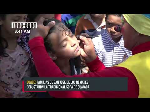 Chepeños disfrutan del “Sopón de Cuajada” en San José de Los Remates, Boaco - Nicaragua