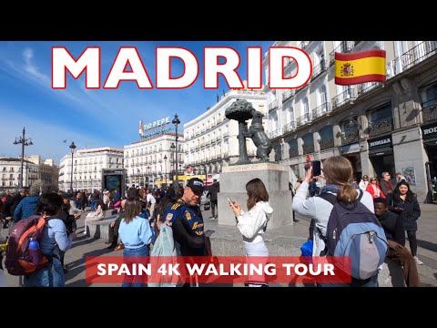 [4K] Madrid Walk - Puerta del Sol / Plaza Mayor de Madrid - Spain / Paseo por Madrid - España